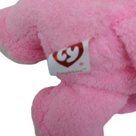 Ty Junglelove Monkey Red White Red‎ Retired Beanie Baby Stuffed Animal Plush 8" - Picture 7 of 7